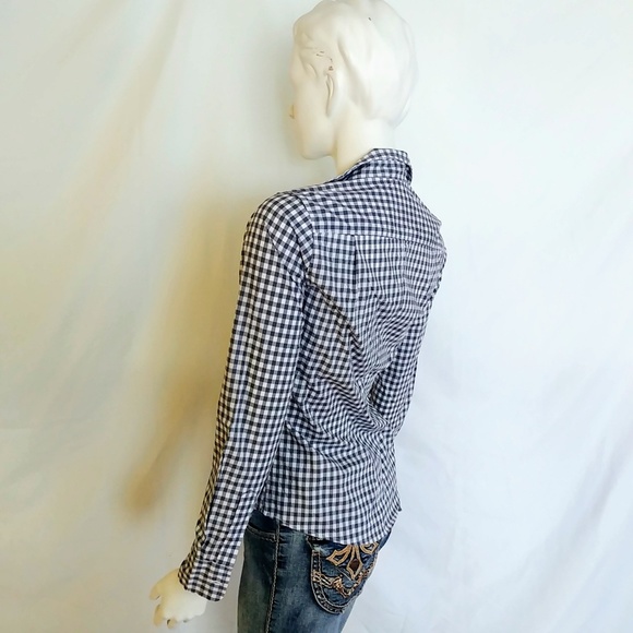 Frank & Eileen Barry Gingham Button Down Shirt - Picture 6 of 8